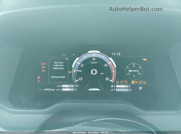 5TFNA5DB8PX124921 2023 TOYOTA TUNDRA Gray Vista de los asientos traseros