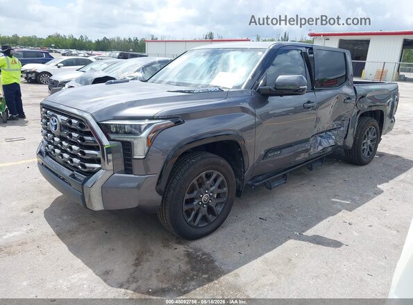 5TFNC5DB0PX030526 2023 TOYOTA TUNDRA HYBRID Gray Передня ліва чверть
