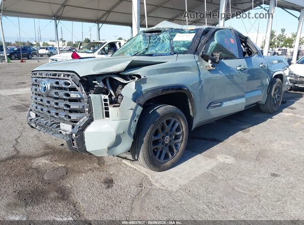 5TFNC5DB5RX075027 2024 TOYOTA TUNDRA HYBRID Серый Передняя левая четверть