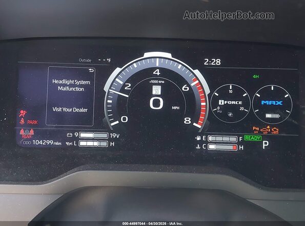 5TFNC5DB9PX039211 2023 TOYOTA TUNDRA HYBRID Black უკანა სავარძლების ხედი