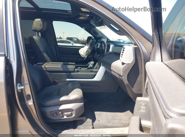 5TFNC5DB9SX103272 2025 TOYOTA TUNDRA HYBRID Gray Widok wnętrza z przodu