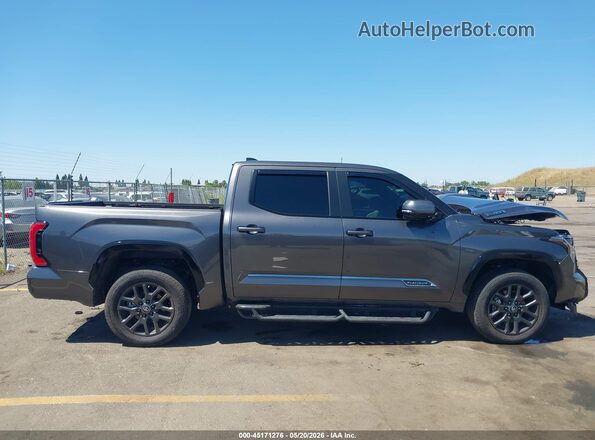 5TFNC5DB9SX103272 2025 TOYOTA TUNDRA HYBRID Gray Widok wnętrza z tyłu
