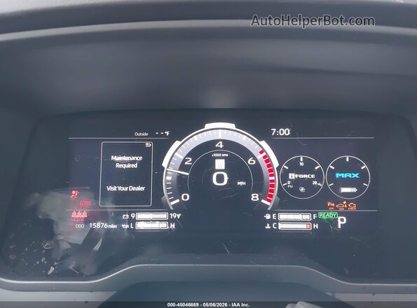 5TFPC5DB2SX113599 2025 TOYOTA TUNDRA HYBRID Black უკანა სავარძლების ხედი