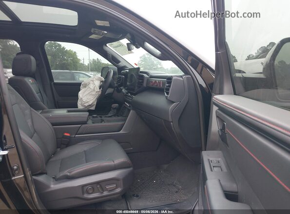 5TFPC5DB2SX113599 2025 TOYOTA TUNDRA HYBRID Black წინა სალონის ხედი