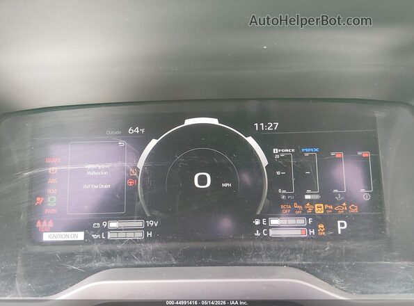 5TFPC5DB6RX040456 2024 TOYOTA TUNDRA HYBRID White Հետևի նստատեղերի տեսք