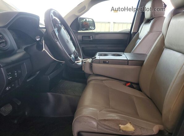 5TFRM5F10KX136244 2019 TOYOTA TUNDRA Black Вид салону спереду