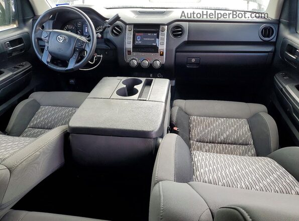 5TFRM5F13KX142300 2019 TOYOTA TUNDRA Black წინა პანელის ხედი