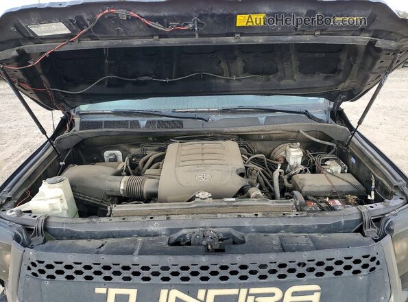 5TFRM5F13KX142300 2019 TOYOTA TUNDRA Black ძრავის განყოფილების ხედი