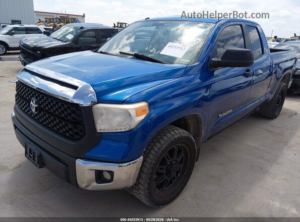 5TFRM5F1XHX111859 2017 TOYOTA TUNDRA Blue Передня ліва чверть