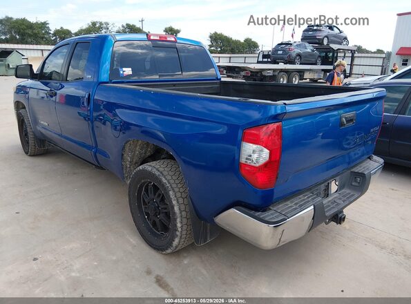 5TFRM5F1XHX111859 2017 TOYOTA TUNDRA Blue Задня ліва чверть