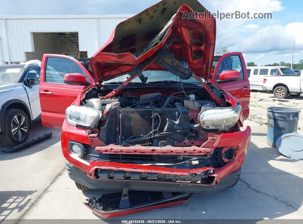 5TFRX5GN6HX082644 2017 TOYOTA TACOMA Темно-бордовый Вид щитка приборов