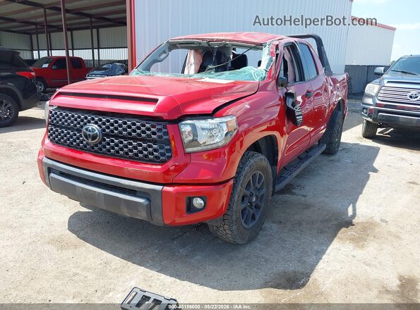 5TFRY5F14MX276451 2021 TOYOTA TUNDRA Red Առջևի ձախ երեք քառորդ տեսարան