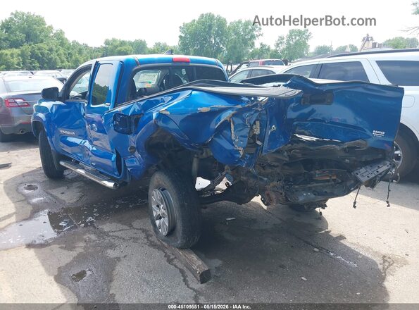 5TFSX5ENXGX046667 2016 TOYOTA TACOMA Blue Trasero izquierdo