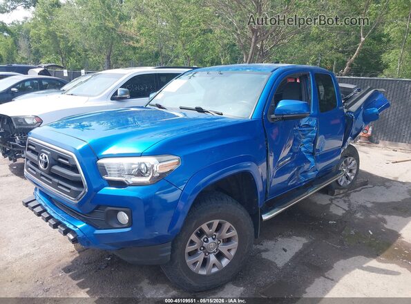 5TFSX5ENXGX046667 2016 TOYOTA TACOMA Blue Vista tres cuartos delantera izquierda