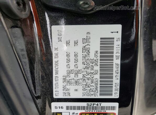 5TFSZ5AN6HX083619 2017 TOYOTA TACOMA Black 