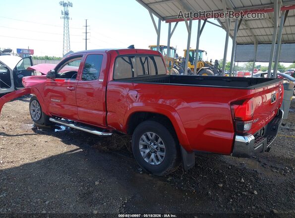 5TFSZ5AN6KX201062 2019 TOYOTA TACOMA Red Tył lewy
