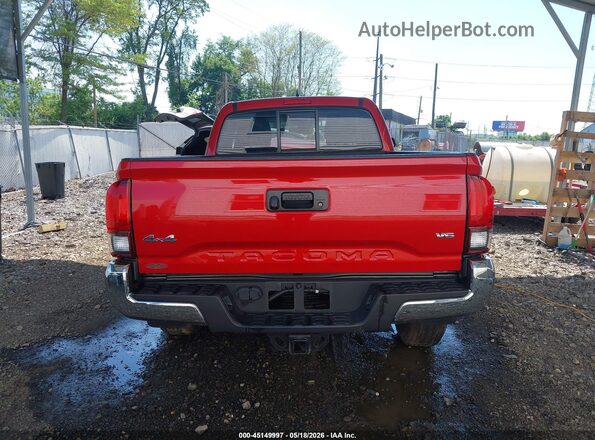 5TFSZ5AN6KX201062 2019 TOYOTA TACOMA Red 