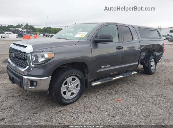 5TFUM5F13KX080391 2019 TOYOTA TUNDRA Gray Przód lewy