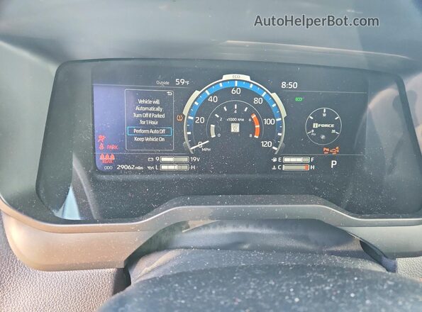 5TFWA5DB1RX182781 2024 TOYOTA LIMITED Blue ხელსაწყოთა პანელის ხედი