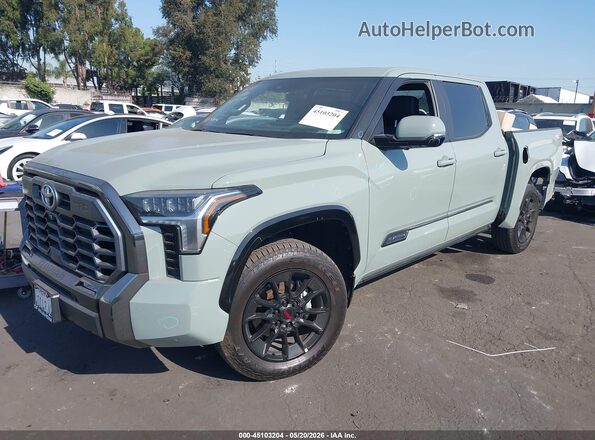 5TFWA5DB2TX348457 2026 TOYOTA TUNDRA Green Առջևի ձախ երեք քառորդ տեսարան