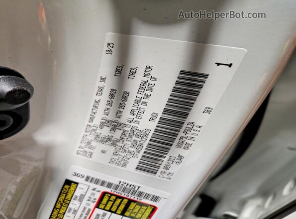 5TFWA5DB4TX358018 2026 TOYOTA LIMITED White 