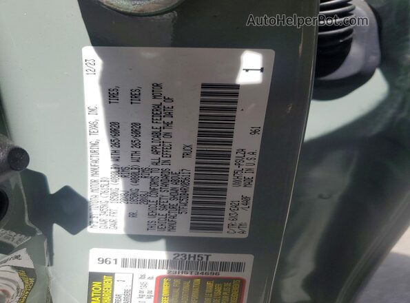 5TFWC5DB4RX056117 2024 TOYOTA LIMITED Зеленый Вид подкапотного пространства