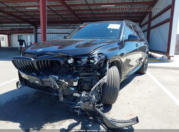 5UX13EU01R9W15439 2024 BMW X5 Black Front view