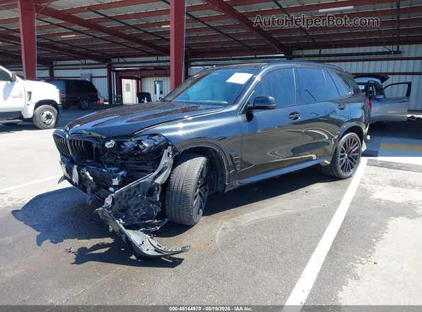 5UX13EU01R9W15439 2024 BMW X5 Black Front left
