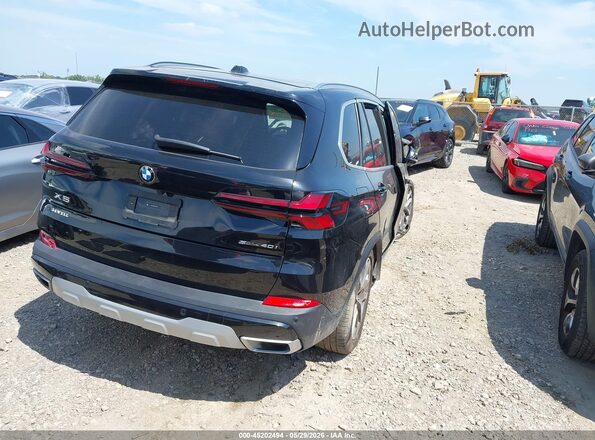 5UX13EU02S9W72707 2025 BMW X5 Black Trasero derecho