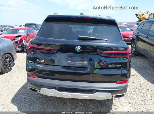 5UX13EU02S9W72707 2025 BMW X5 Black 
