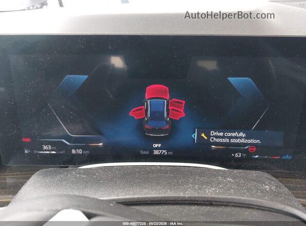 5UX13EU06R9U87117 2024 BMW X5 Black Vista de los asientos traseros