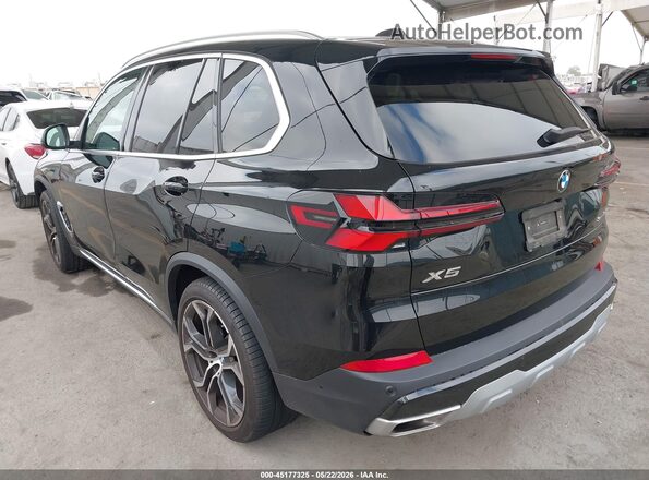 5UX13EU06R9U87117 2024 BMW X5 Black Trasero izquierdo
