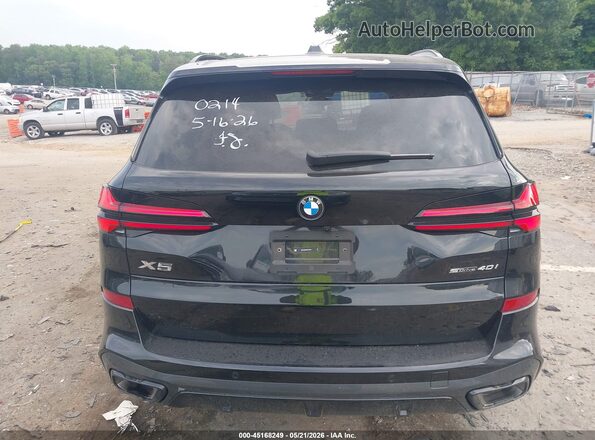 5UX13EU06T9110214 2026 BMW X5 Black 