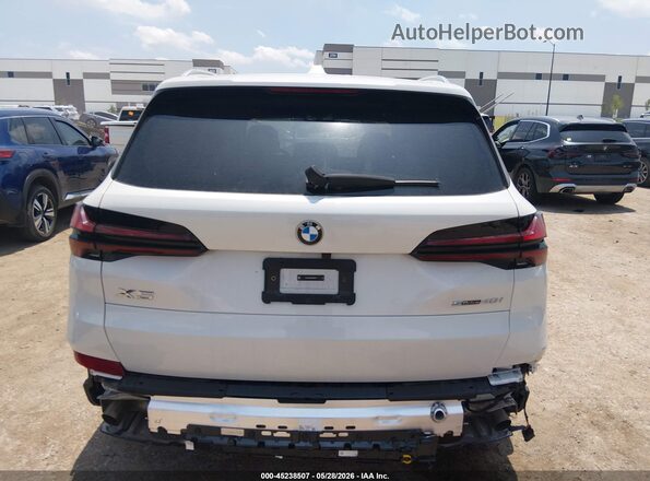 5UX13EU08S9X65232 2025 BMW X5 White 