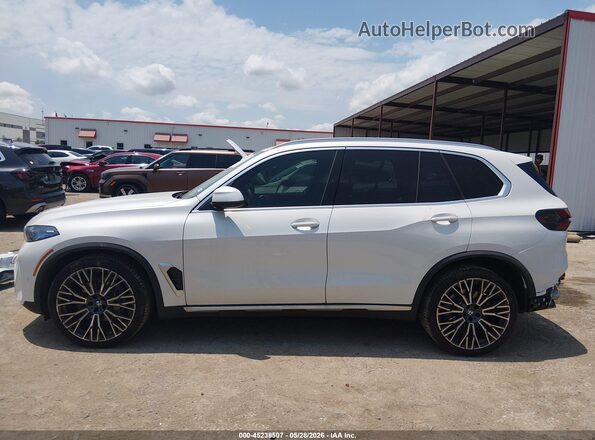 5UX13EU08S9X65232 2025 BMW X5 White 