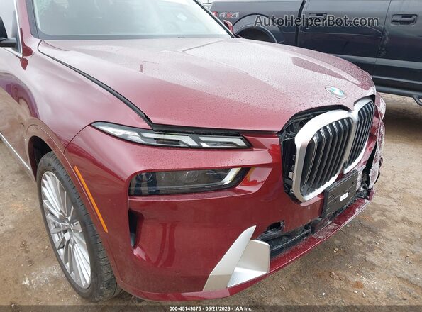 5UX23EM01S9Y82767 2025 BMW X7 Maroon 