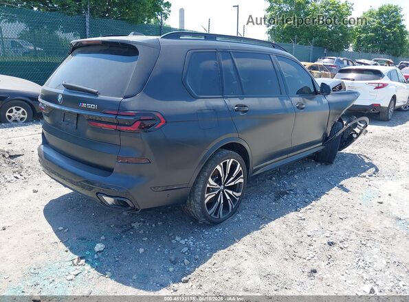5UX23EM04R9V48453 2024 BMW X7 Black Rear right
