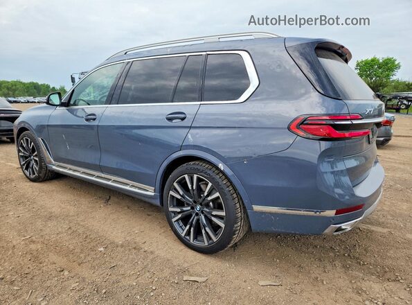 5UX23EM04S9Z67165 2025 BMW X7 Blue Rear left