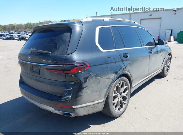 5UX23EM07S9W65594 2025 BMW X7 Black Trasero derecho