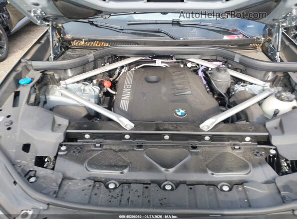 5UX23EU00S9Y30448 2025 BMW X5 Gray Widok z tyłu