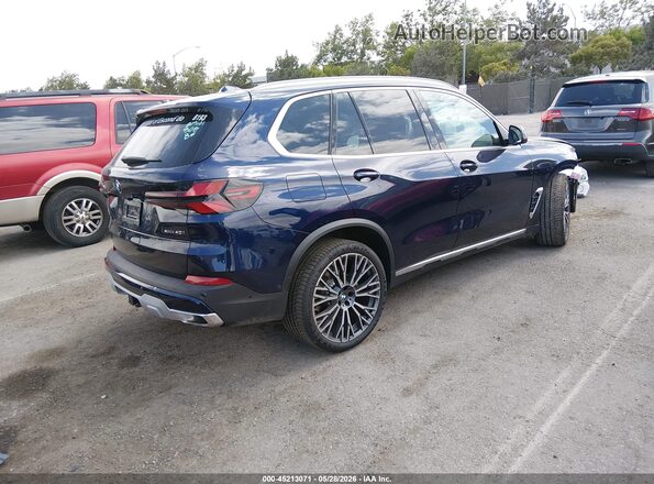 5UX23EU00T9117230 2026 BMW X5 Dark Blue Задняя правая четверть