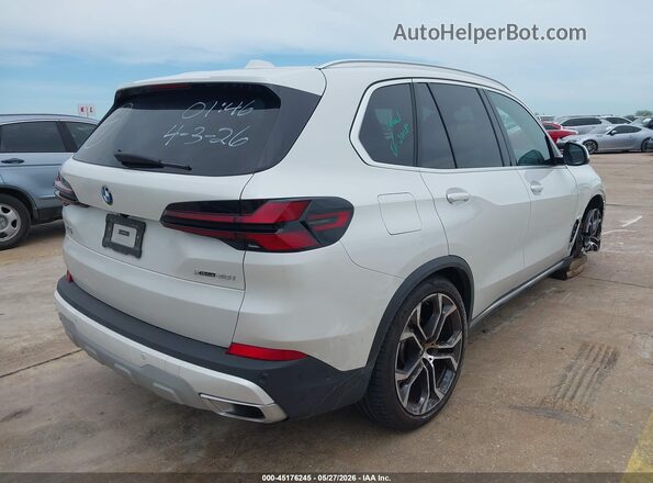 5UX23EU01R9U02589 2024 BMW X5 White უკანა მარჯვენა