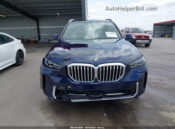 5UX23EU02T9218608 2026 BMW X5 Blue Widok zestawu wskaźników