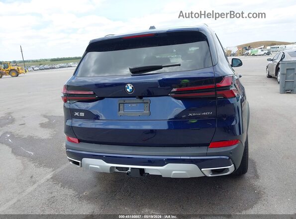 5UX23EU02T9218608 2026 BMW X5 Blue 