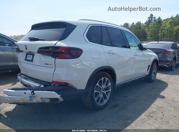 5UX23EU07R9S62564 2024 BMW X5 White უკანა მარჯვენა