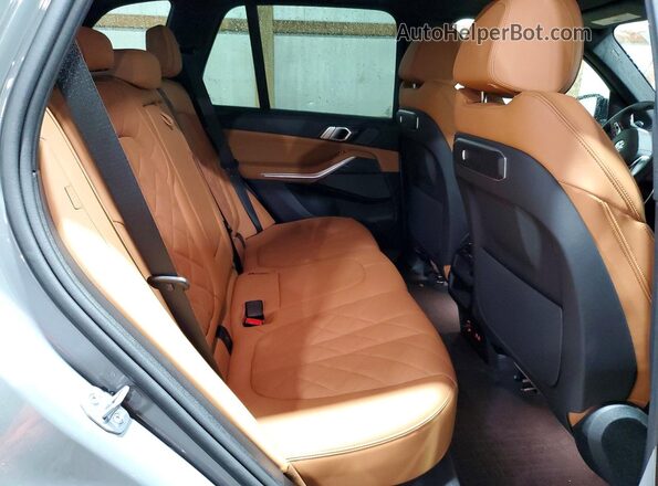 5UX23EU07S9Z68441 2025 BMW X5 Gray Vista interior trasera