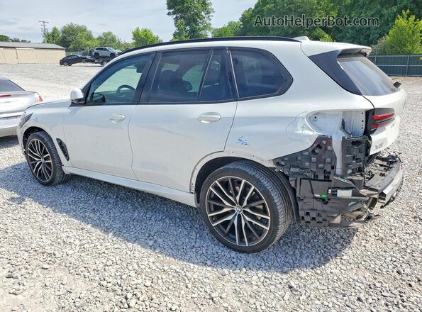 5UX23EU08R9S25684 2024 BMW X5 White Trasero izquierdo