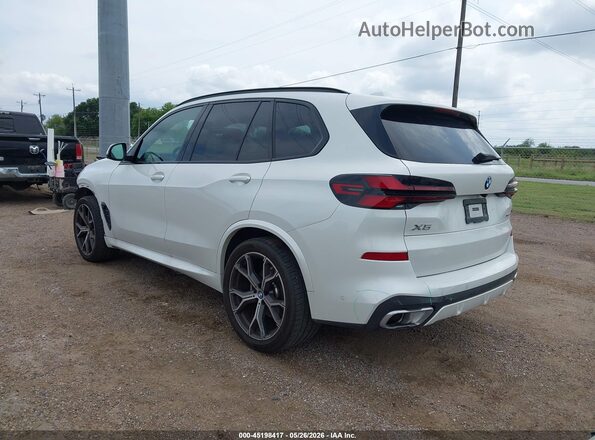 5UX23EU09S9Y86985 2025 BMW X5 Белый Задняя левая четверть