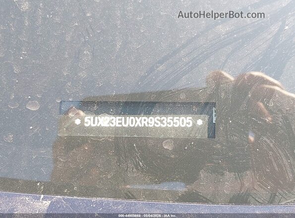 5UX23EU0XR9S35505 2024 BMW X5 Черный Вид подкапотного пространства