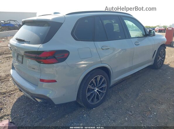 5UX23EU0XR9S62848 2024 BMW X5 Light Blue Rear right